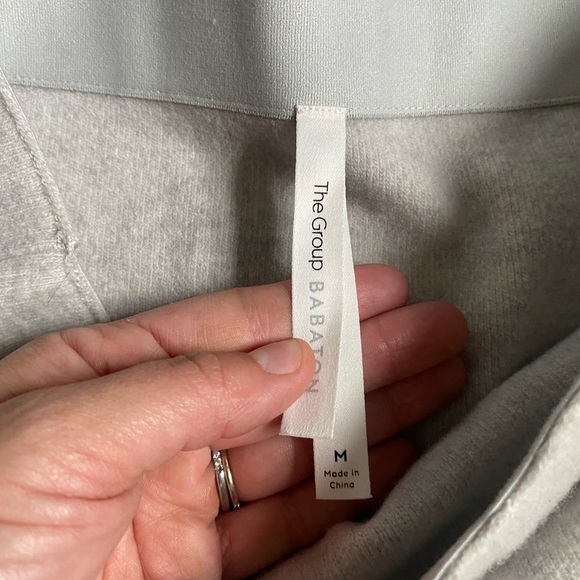 Aritzia The Group by Babaton Wool Blend Mini Pencil Skirt Size Medium Cream - Picture 3 of 6